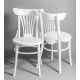 Комплект из 2-х стульев венских Uranus (белый) жесткое сиденье