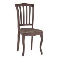Стул Ланна С7а (тон 317 т. коричневый/ткань Вивальди ромб 05)