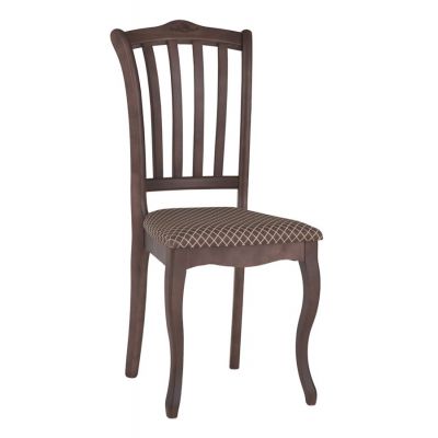 Стул Ланна С7а (тон 317 т. коричневый/ткань Вивальди ромб 05)