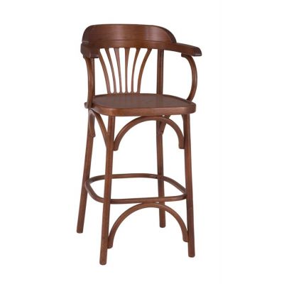 Стул барный 650 Венский твердый (средний тон)