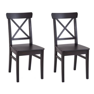 Комплект из 2-х стульев "Ингольф" (тон 9/жесткий) венге