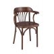 Стул Венский твердый дуги внутрь (темный тон)