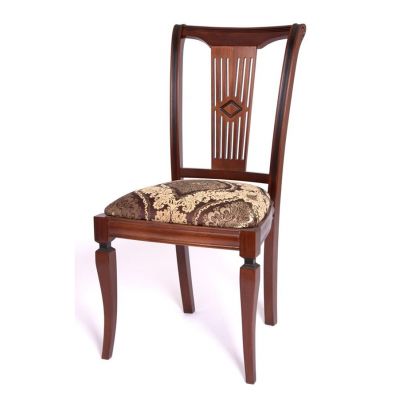 Комплект из 2-х стульев "Милорд №4" (Темный Орех+патина темная/ткань Сопрано шоколад)