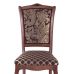 Комплект из 2-х стульев Константа (темно-коричневый + патина черная/ткань Афитап коричневый)