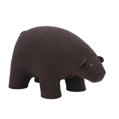 Пуф Bear (ткань Omega 22) темный