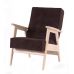 Кресло РЕТРО (беленый дуб / RS 32 - коричневый)