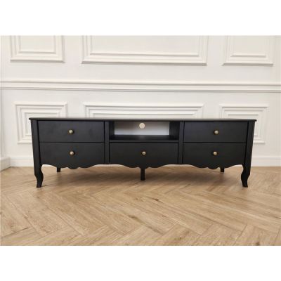 ТВ-тумба "Версаль" Асти (черный матовый)