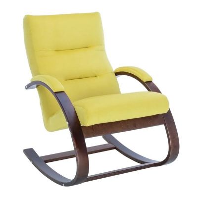 Кресло-качалка Милано (Орех текстура/ткань V 28)