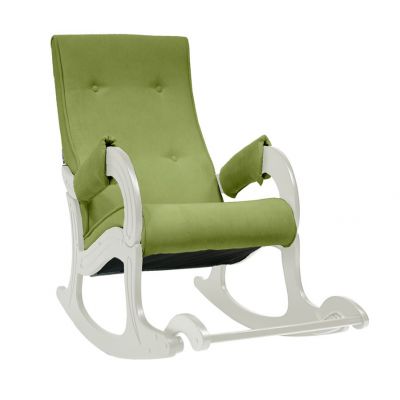 Кресло-качалка Модель 707 (Verona Apple green/Дуб шампань)