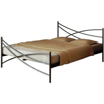 Кровать Лиана (160х200/ цвет Чёрный/ металлическое основание)