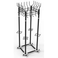 Вешалка секционная Гардикс-4 К-Черный