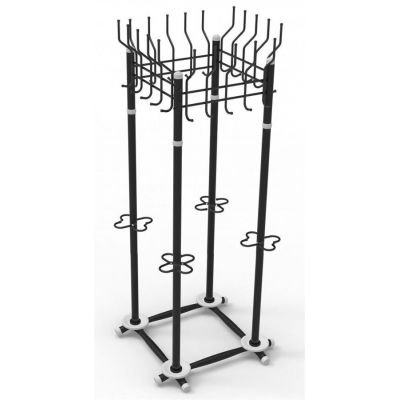 Вешалка секционная Гардикс-4 К-Черный