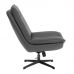 Кресло лаунж Cosmo экокожа, графит