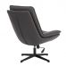 Кресло лаунж Cosmo/Космо экокожа, шарп графит