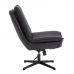 Кресло лаунж Cosmo/Космо экокожа, шарп чёрный