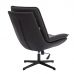 Кресло лаунж Cosmo/Космо экокожа, шарп чёрный