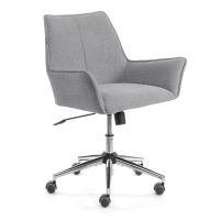 Кресло Murano/Мурано Хром велюр/букле (HYP), светло-серый