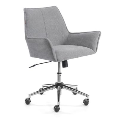 Кресло MURANO Хром велюр/букле (HYP), светло-серый