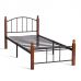 Кровать AT-915 90*200 см (Single bed), красный дуб/черный
