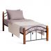 Кровать AT-8077 90*200 см (Single bed), красный дуб/черный