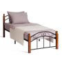 Кровать AT-8077 90*200 см (Single bed), красный дуб/черный