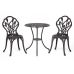Комплект Secret De Maison Waltz of flowers (стол +2 стула) алюминиевый сплав, бронза/bronze