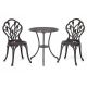 Комплект Secret De Maison Waltz of flowers (стол +2 стула) алюминиевый сплав, бронза/bronze