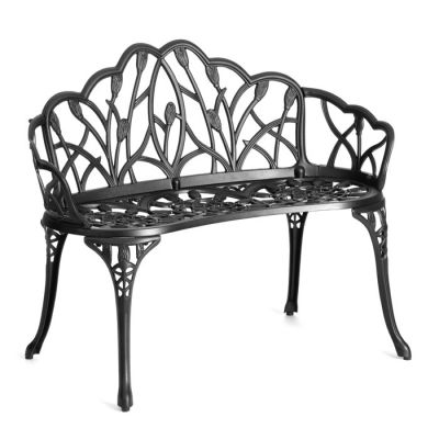 Скамья Secret De Maison Strauss (Штраус) алюминиевый сплав, черный