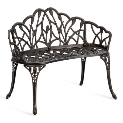 Скамья Secret De Maison Strauss (Штраус) алюминиевый сплав, бронза/bronze