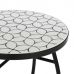 Столик Secret de Maison Дижон/Dijon мозаика/металл, белая мозаика/черный металл