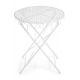 Стол Secret De Maison Patio стальной сплав, 60Dх70см, butter white