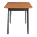 Стол Соната Люкс/ Sonata Lux table, 120х75х75 см массив сосны, антик /графит
