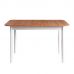 Стол Соната Люкс/ Sonata Lux table, 120х75х75 см массив сосны, антик/белый