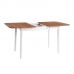 Стол Соната Люкс раздвижной/Sonata Lux extension table массив сосны, антик/белый