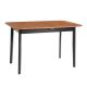 Стол Соната Люкс раздвижной/Sonata Lux extension table массив сосны, антик/чёрный