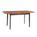 Стол Соната Люкс раздвижной/Sonata Lux extension table массив сосны, антик/чёрный