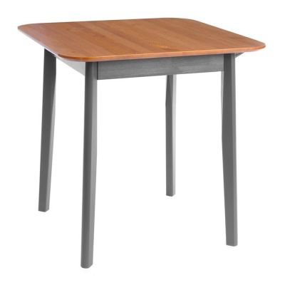 Стол Соната Люкс/ Sonata Lux table, 75х75х75 см массив сосны, антик /графит