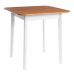Стол Соната Люкс/ Sonata Lux table, 75х75х75 см массив сосны, антик/белый