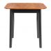 Стол Соната Люкс/ Sonata Lux table, 75х75х75 см массив сосны, антик/чёрный