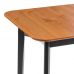 Стол Соната Люкс/ Sonata Lux table, 75х75х75 см массив сосны, антик/чёрный