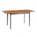 Стол Соната Люкс раздвижной/Sonata Lux extension table массив сосны, антик /графит