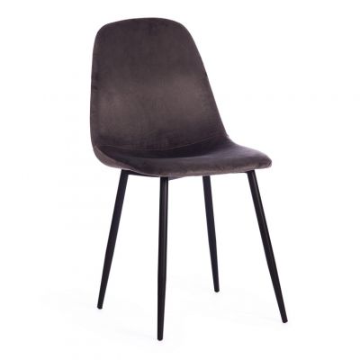 Стул BREEZE (mod. 4724) Dark grey (темно-серый) HLR24 / черный
