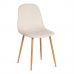 Стул BREEZE (mod. 4724) Light beige (светло-бежевый) HLR1 / натуральный