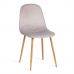 Стул BREEZE (mod. 4724) Light grey (светло-серый) HLR14 / натуральный