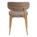 Стул обеденный Белси/Belsay велюр/металл, светло-коричневый/натуральный