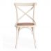 Стул Cross/Кросс (мод.CB2001) дерево вяз, античный белый
