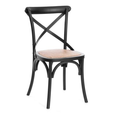 Стул Cross/Кросс (мод.CB2001) дерево вяз, черный