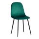 Стул BREEZE (mod. 4724) Light dark green (изумрудный) HLR56 / черный