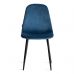 Стул BREEZE (mod. JSC-58) Велюр/металл, Blue (синий) HLR63 / черный