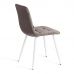 Стул Chilly/Чилли (мод. JSC-220) велюр/металл, темно-серый HLR24/белый